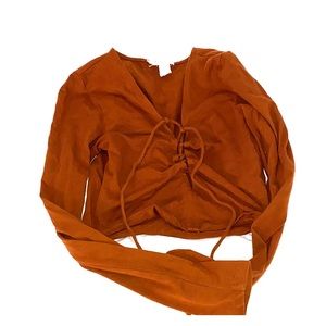 Tie in the front crop top